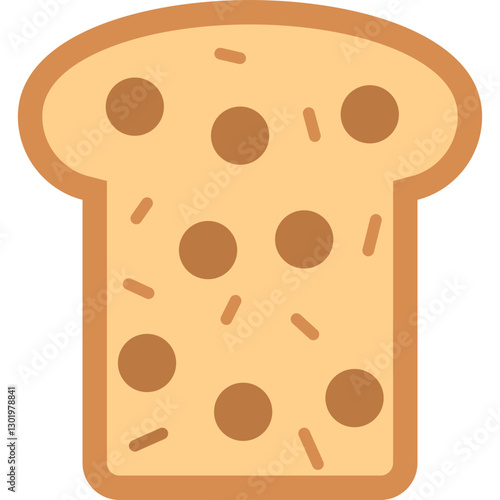 Whole Wheat Bread Icon