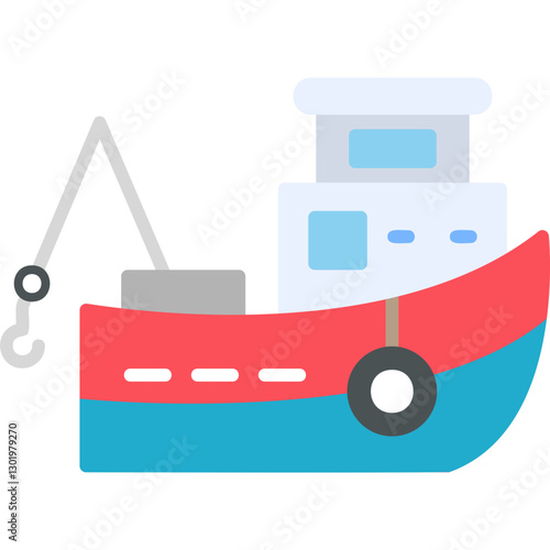 Fishing Boat Icon