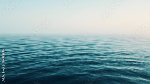 Wallpaper Mural Blue ocean waves gently moving under a clear sky. Torontodigital.ca