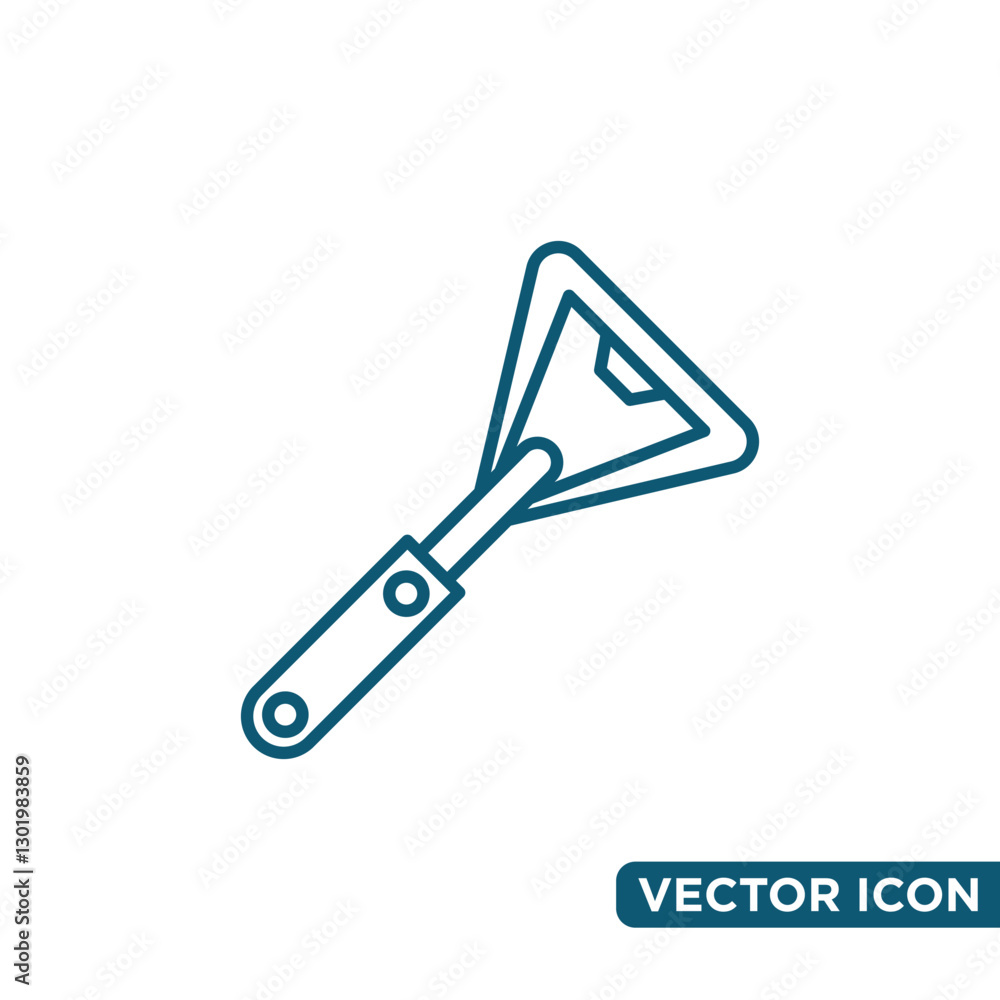 Minimalist Bottle Opener Icon Design Template Minimalist Bottle Opener Icon Design Template