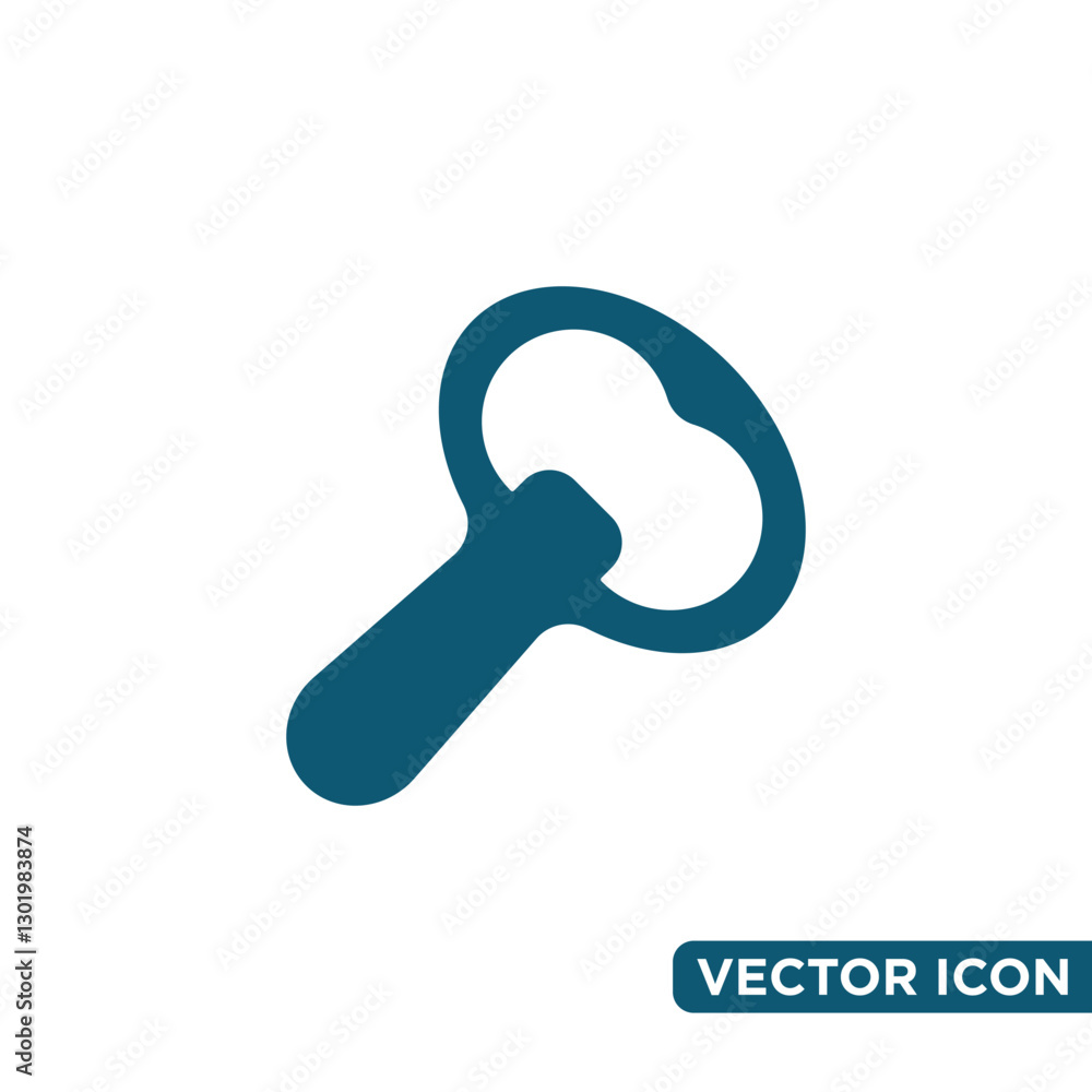 Minimalist Bottle Opener Icon Design Template Minimalist Bottle Opener Icon Design Template