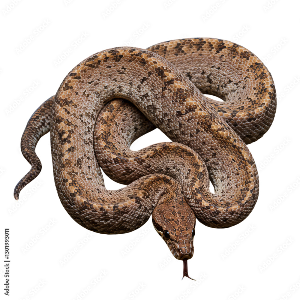 Obraz premium Boa karłowaty na wysokiej jakości przezroczystym tle png