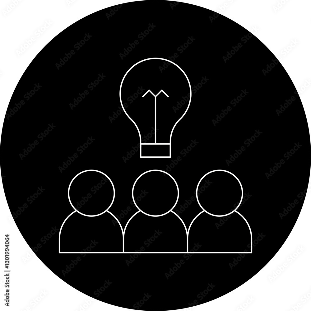 Sharing Ideas icon single vector illustration Sharing Ideas icon single vector illustration
