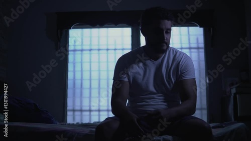Insomnia and stress keeping man awake at night