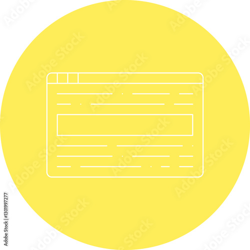 Reading Online icon single vector illustration