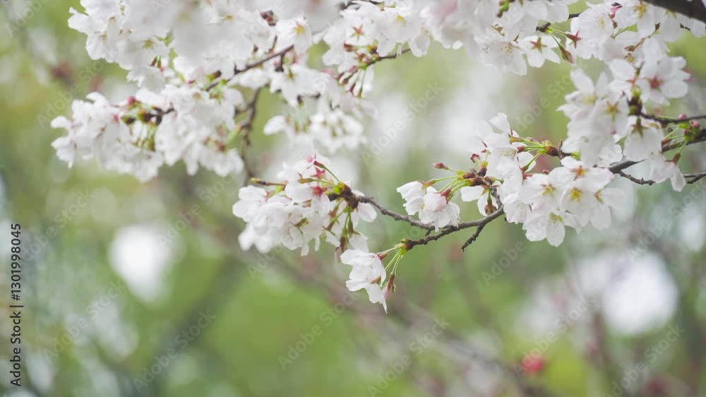 Cherry blossoms bloom beautifully in spring during a serene nature moment captured in a tranquil setting Cherry blossoms bloom beautifully in spring during a serene nature moment captured in a tranquil setting