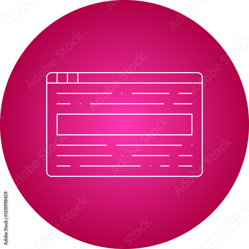 Reading Online icon single vector illustration
