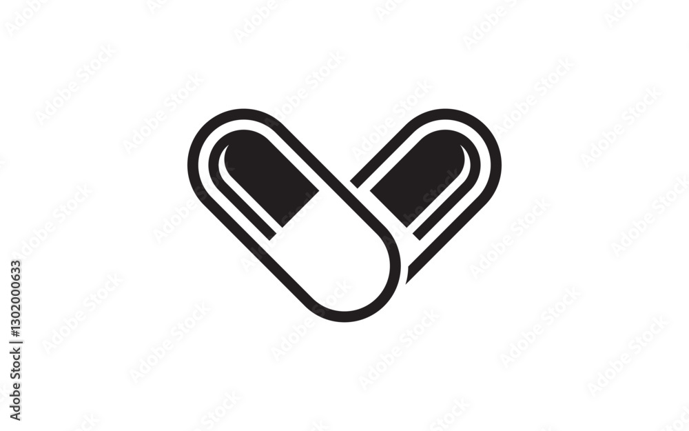 Medical Drug Vector icon Illustration design template Medical Drug Vector icon Illustration design template