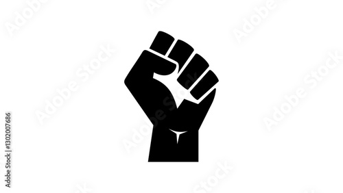 Hand Fist illustration vector, Black Lives Matter icon