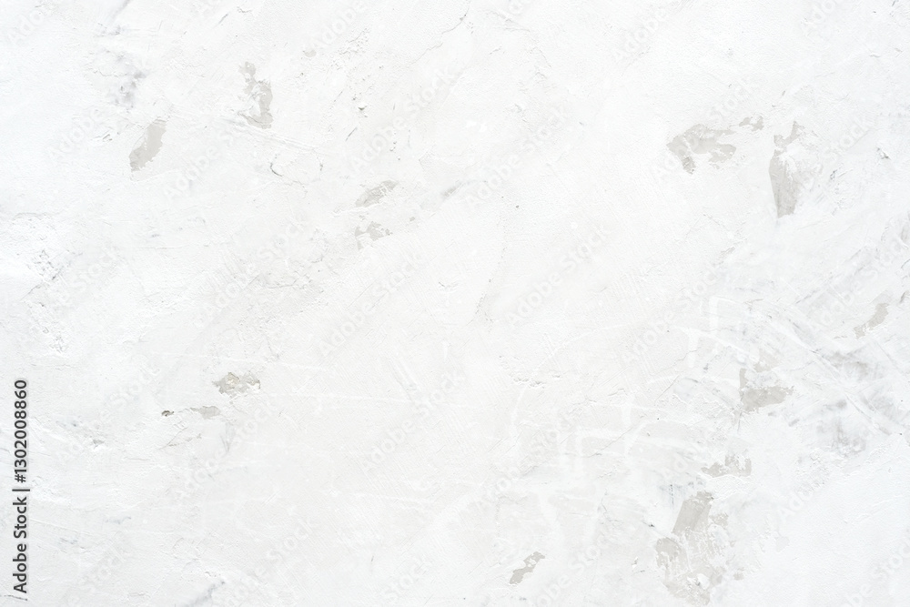 Fototapeta premium Blank white grunge concrete, cement wall texture background, banner, interior minimal design, white background, abstract banner