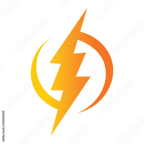 Free Download golden lightning icon - GFXLoad