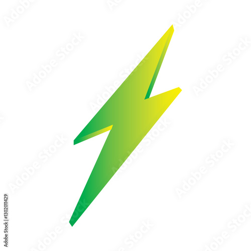 yellow green lightning icon