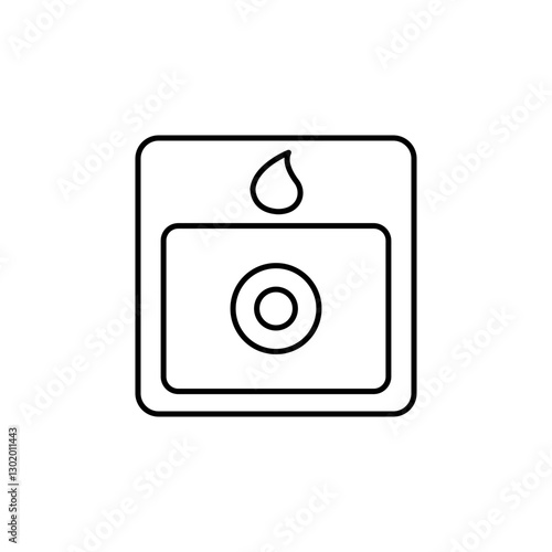 Free Download Fire Alarm line icon - GFXLoad