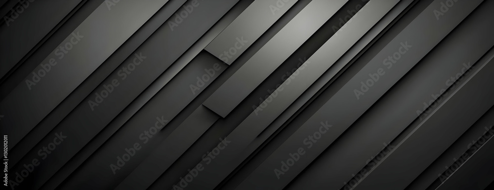 Obraz premium Dark gray diagonal stripes, abstract background