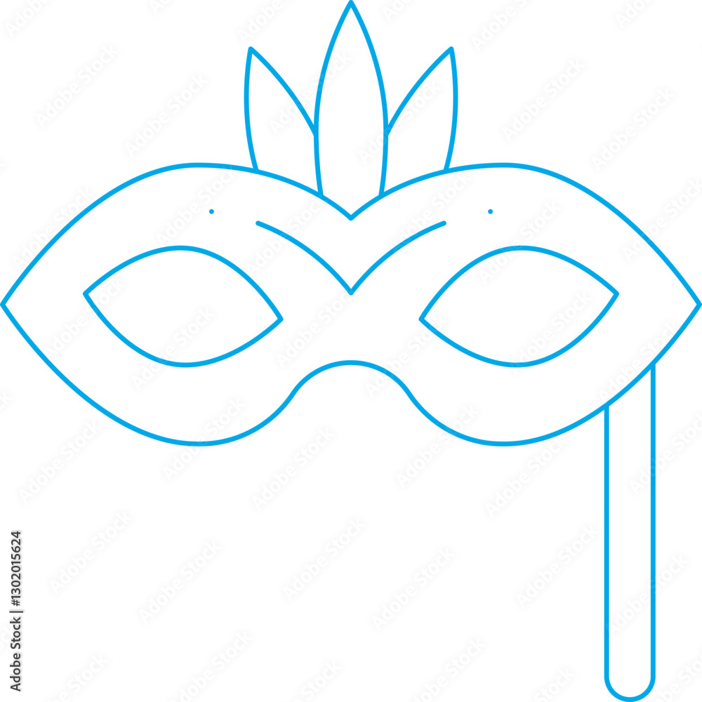 Mask icon single vector illustration Mask icon single vector illustration