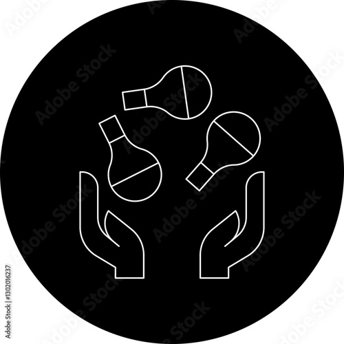 Juggling Balls icon single vector illustration