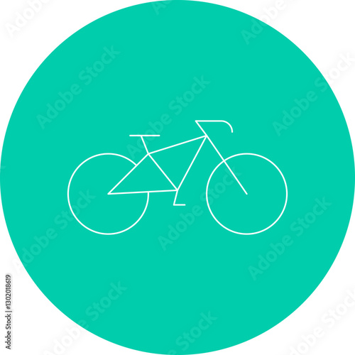 Cycle icon single vector illustration