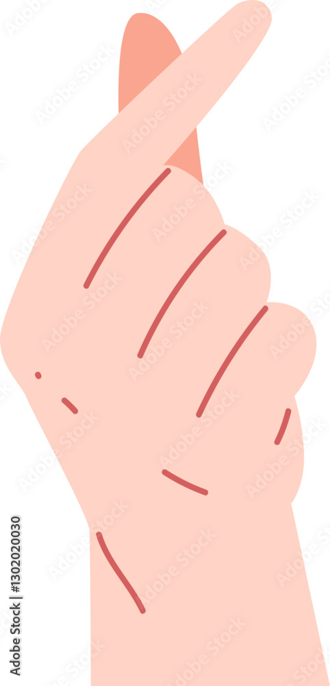 A hand with the index finger raised up signaling number one A hand with the index finger raised up signaling number one