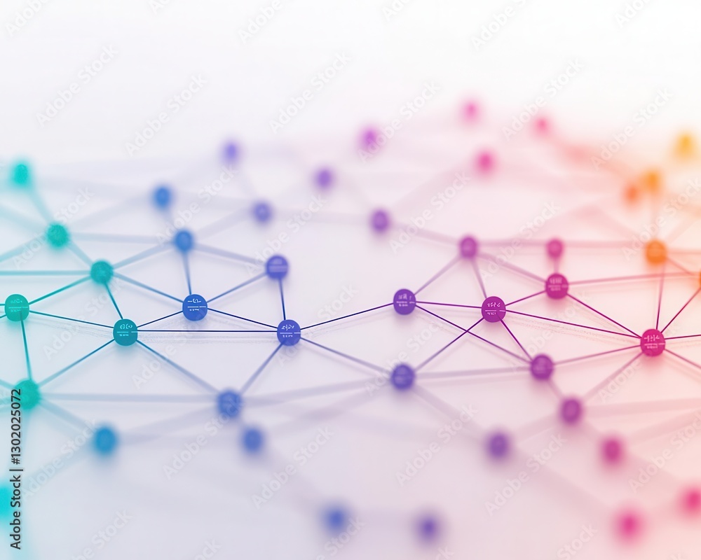 Colorful geometric art of midcap company graphs connecting global trade routes, Mid Cap Stocks, economic synergy Colorful geometric art of midcap company graphs connecting global trade routes, Mid Cap Stocks, economic synergy