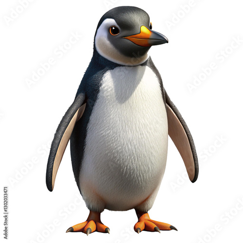 Small Baby Penguin with a Cute Rounded Shape and Soft Texture