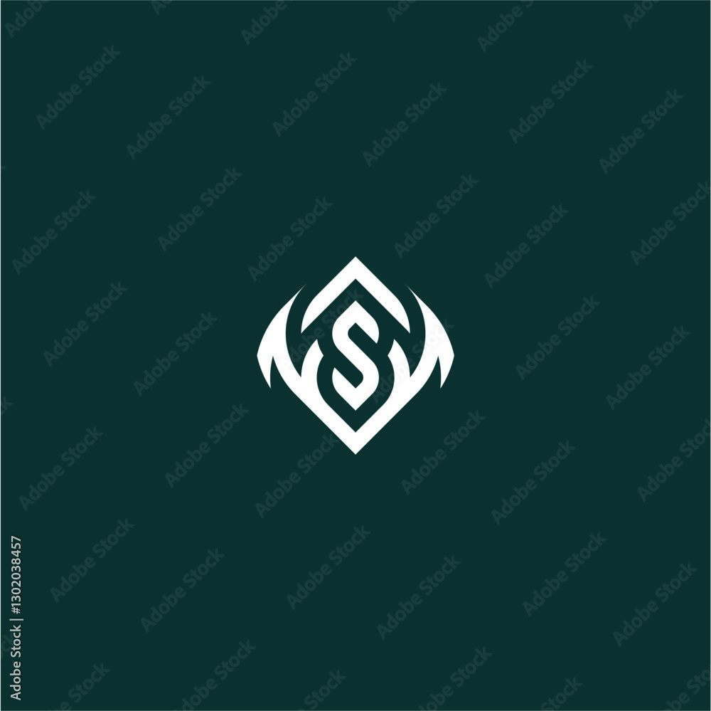 SU monogram logo design SU monogram logo design