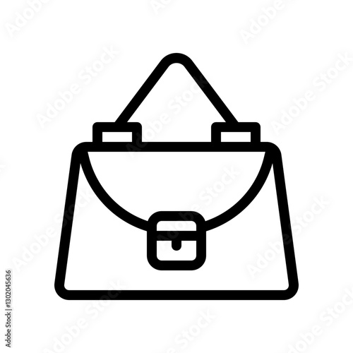handbag line icon