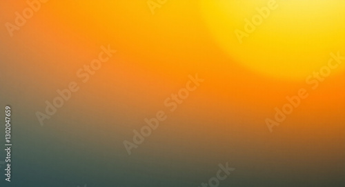 yellow abstract color gradient background grainy texture effect web banner header poster design. copy space