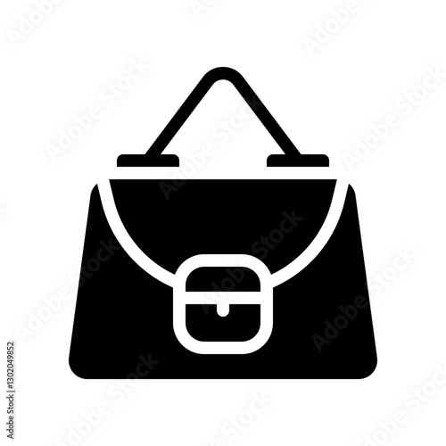 handbag glyph icon