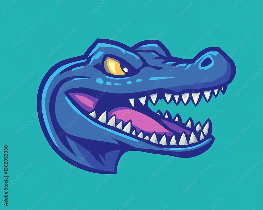 modern crocodile logo, perfect for branding or a mascot. modern crocodile logo, perfect for branding or a mascot.