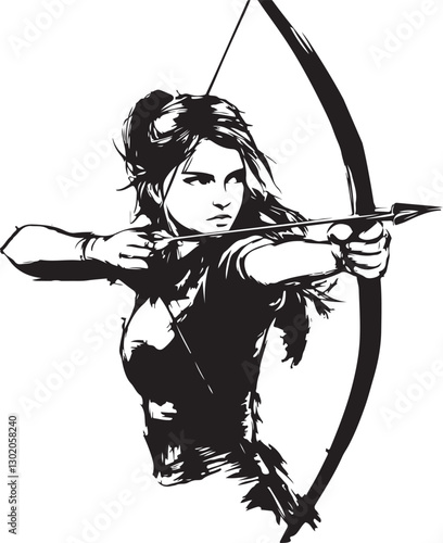 archer with bow