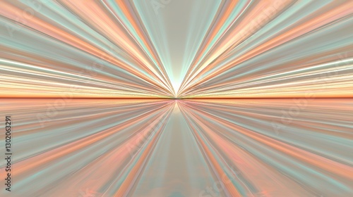 Wallpaper Mural Abstract Radiating Lines Background with Orange Peach and Teal Colors Torontodigital.ca