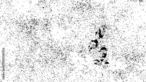 Gritty grunge radial gradient texture. Subtle fade grain overlay background. Rough vanishing dirty granule backdrop. Vector
