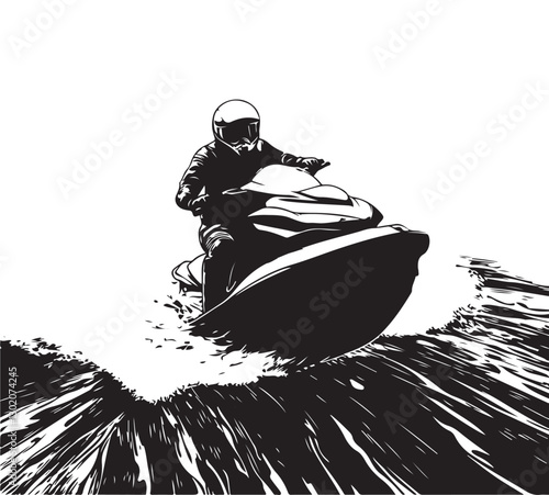 jetski on the water