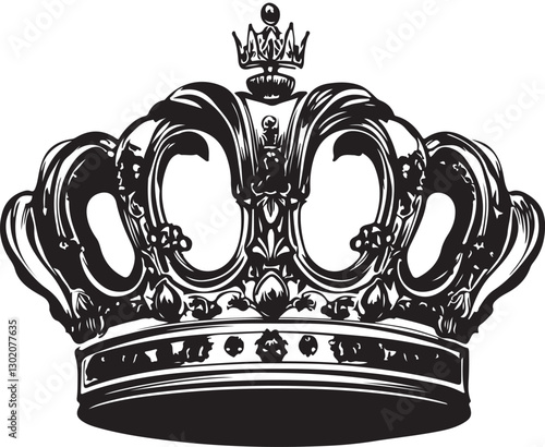 royal crown vector