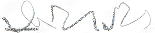 chain isolated on white	
