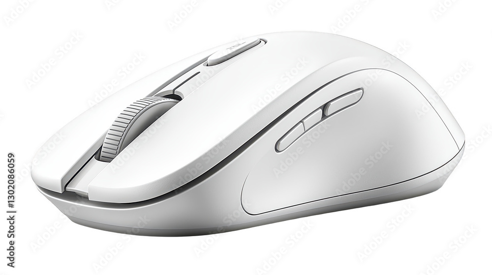 Sleek black computer mouse on dark background, enhance your digital precision and control Sleek black computer mouse on dark background, enhance your digital precision and control