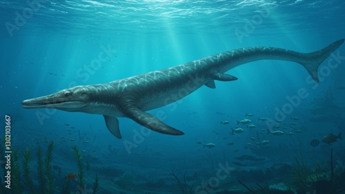 Basilosaurus - Prehistoric Marine Predator Illustration