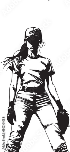 baseball player silhouette
