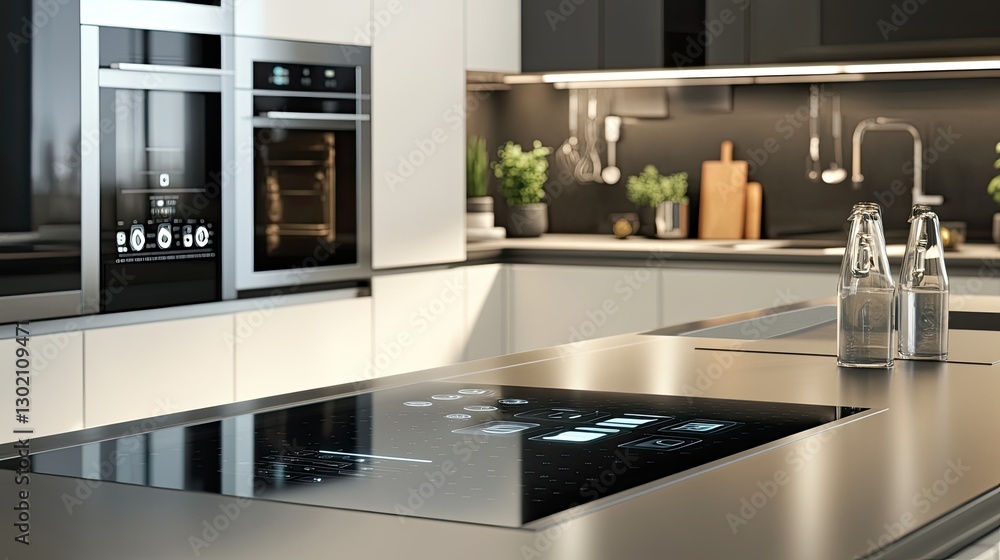 Modern Smart Kitchen: Sleek Design and Innovative Technology Modern Smart Kitchen: Sleek Design and Innovative Technology
