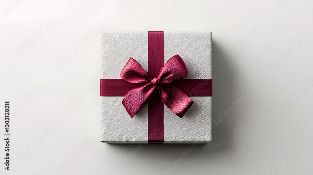 Gift unwrapping celebration home photography minimalistic overhead view surprise element Gift unwrapping celebration home photography minimalistic overhead view surprise element