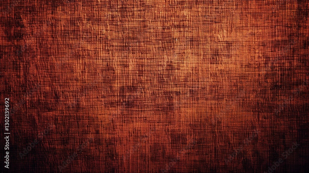 Fototapeta premium A texture background featuring brown linen canvas fabric, presenting a rustic and natural aesthetic. The brown hue of the linen canvas gives a warm and cozy feeling, and the visible fabric texture add