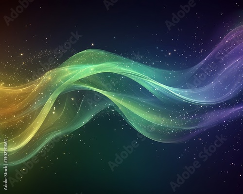 Abstract swirling waves in space
