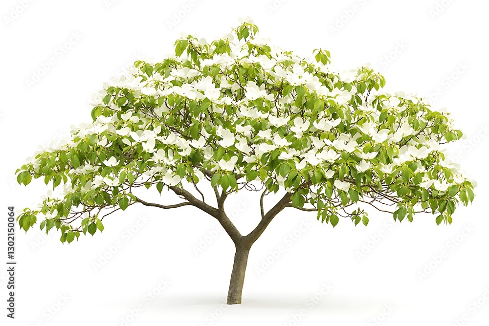 Obraz premium Branch with red leaves isolated on white background. Watercolor illustration.
