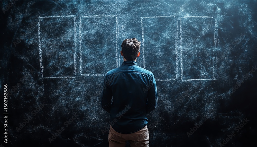 Professional mentor using chalk to illustrate five success keys on a blackboard, wisdom and strategy concept, dark background, crisp details, highquality Midjourney AI Professional mentor using chalk to illustrate five success keys on a blackboard, wisdom and strategy concept, dark background, crisp details, highquality Midjourney AI