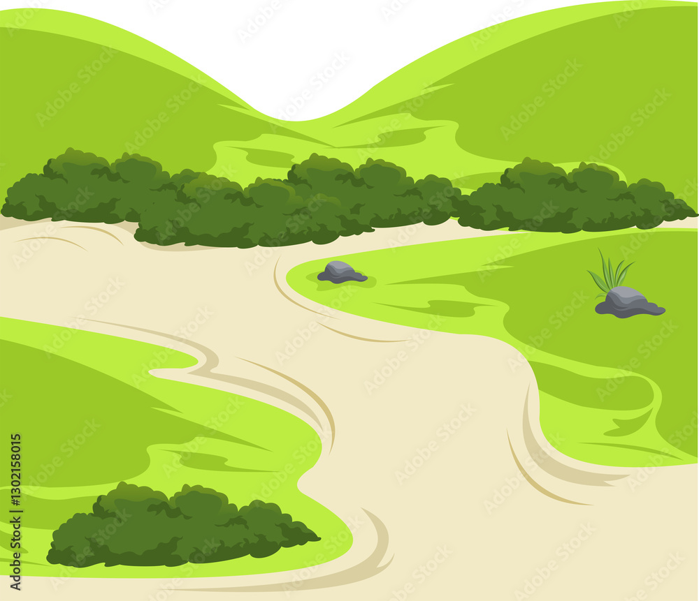 Obraz premium Landscape Illustration