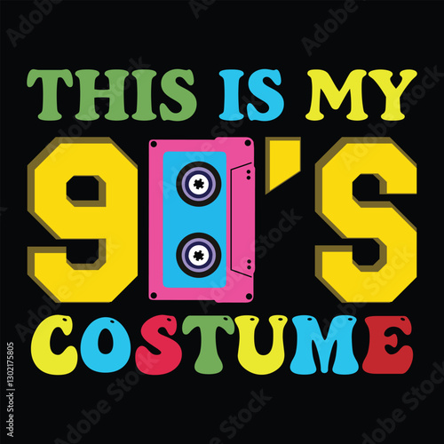 Throwback To The 80s Vintage T-shirt Design with Sublimation Graphics

