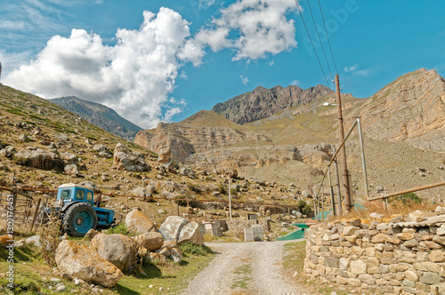 Konstfotografi A mountain village in the Caucasus. 2