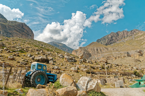 Konstfotografi A mountain village in the Caucasus. 1