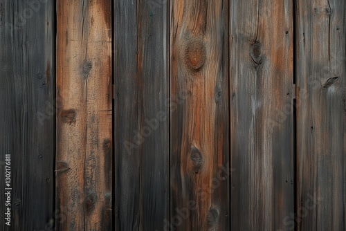 Wallpaper Mural Aged wooden planks display textures of time and weathering effects Torontodigital.ca