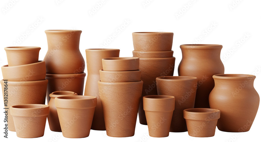 Terracotta pots rustic earthenware pottery collection home decoration
Terracotta pots rustic earthenware pottery collection home decoration